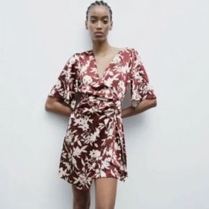 Zara Summer Wrap Dress